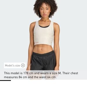NWT ADI365 H.KOUMORI RUNNING CROP TOP